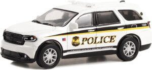 2018 durango pursuit white united states secret service police washington dc hot pursuit special edition 1/64 diecast model car by greenlight 43015e
