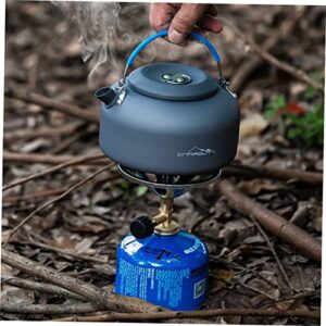 Unomor 3pcs Outdoor Portable Stove Travel Grill Mini Bbq Grill Stainless Steel Cooking Utensils Camping Accessories Outdoor Stove Head Portable Picnic Burner Cooker Burner for Picnic Gas