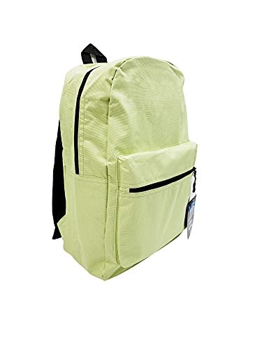 48 Pack Backpack, Bulk 17 inch Outdoor Travel Zippered Bags Bulk Pack for Corporate Events (Assorted Colors)