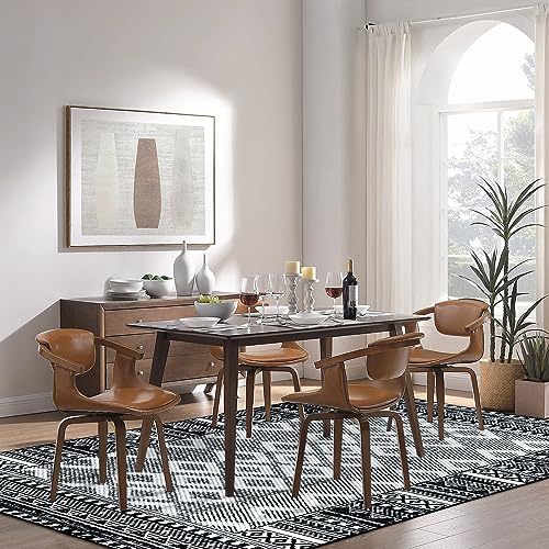 Seavish Boho Living Room Rugs 5x7 Black Area Rug for Bedroom Low Pile Stain Resistant Ultra-Thin Distressed Rug Moroccan Geometric Neutral Area Rug for Nursery Kids Room Dorm Home Decor