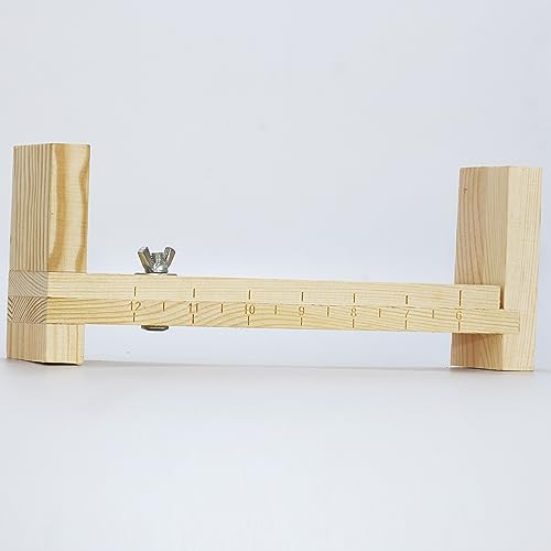 PLOOTA Bracelet Holder Jig,Adjustable Length Paracord Jig Bracelet Maker Wooden Frame-Paracord Braiding Weaving Craft Tool Kit, Wristband Paracord Loom