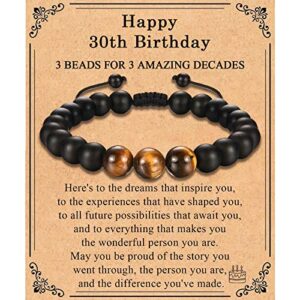 efvisd 30th birthday gifts for him, 30 year old men birthday gifts ideas, bracelet for husband son grandson brother boyfriend