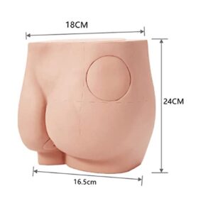 HEYBEC Hip Injection Training Model Buttock Muscle Injection Training Teaching Tools Skeleton Human Anatomy Model Medical Supplies