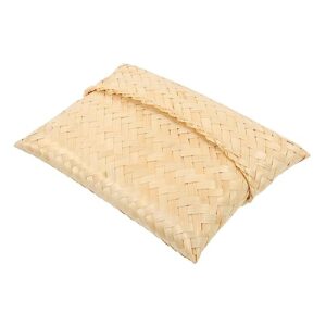 Hemoton Bamboo Food Basket 3pcs Bamboo Pillow Gift Box Home Storage Baskets Hand Decor Thai Sticky Rice Bread Serving Basket Woven Serving Basket Woven Storage Basket Sundries Container