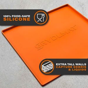 The ORIGINAL Grydlmat Pro 28" XL: Griddle Mat Silicone Protective Cover for Blackstone… 28.5"x21.5" (Does NOT fit standard 28" & Model 1963 & 1901 Culinary Blackstone Griddles)