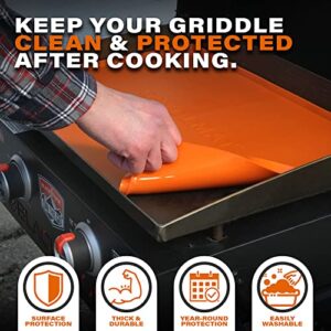 The ORIGINAL Grydlmat Pro 28" XL: Griddle Mat Silicone Protective Cover for Blackstone… 28.5"x21.5" (Does NOT fit standard 28" & Model 1963 & 1901 Culinary Blackstone Griddles)