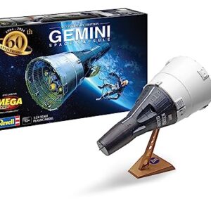 Revell RMX-3705 Gemini Space Capsule 60th Anniversary Edition 1:24 Scale 93-Piece Model Building Kit, 12 Years Old and up