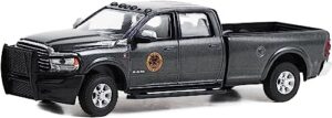 2020 ram 2500 pickup truck dark gray metallic montana livestock association yellowstone (2018-current) tv series hollywood series release 39 1/64 diecast model car by greenlight 44990f