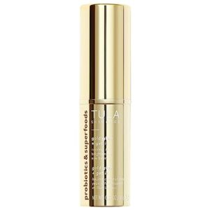 tula skin care eye balm gold glow - dark circle treatment, instantly hydrate and brighten undereye area, portable and perfect to use on-the-go, 0.35 oz.