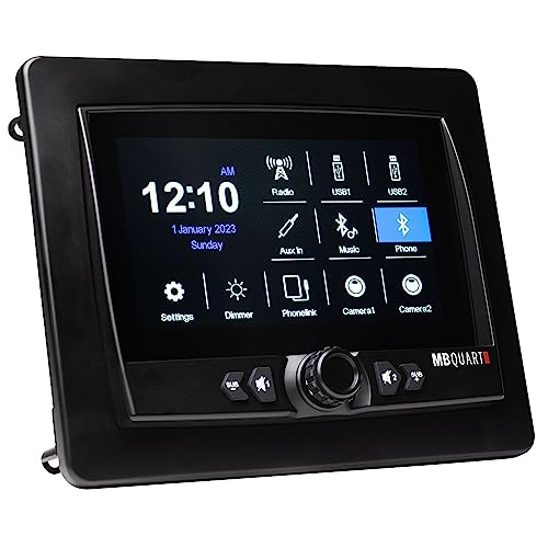 GMR7V1 7-Inch Waterproof Touchscreen CarPlay Source Unit