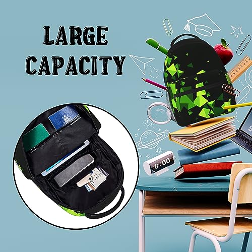 Gamepad Backpack Universal Daily Knapsack Lightweight Breathable Bags with Adjustable Straps Large Capacity Anti-theft Waterproof Laptop Computer Backpack Leisure Travel Camping Backpack 15"x11"