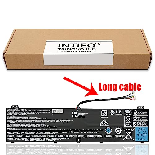 INTIFO 99.98Wh AP20BHU Laptop Battery Compatible with Acer Predator Triton 500 SE PT516-51S PT516-51S-70TP PT516-51S-71Q2 PT516-51S-72KR PT516-52S-70KX PT516-52S-73YD PT516-52S-74WZ [15.2V 4-Cell]