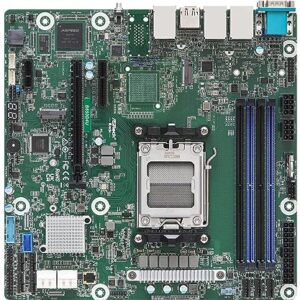 AsRock Rack B650D4U Micro-ATX Server Motherboard Single Socket AMD Ryzen 7000 Series Processors (LGA 1718) B650E PCIe 5.0 Dual 1G LAN