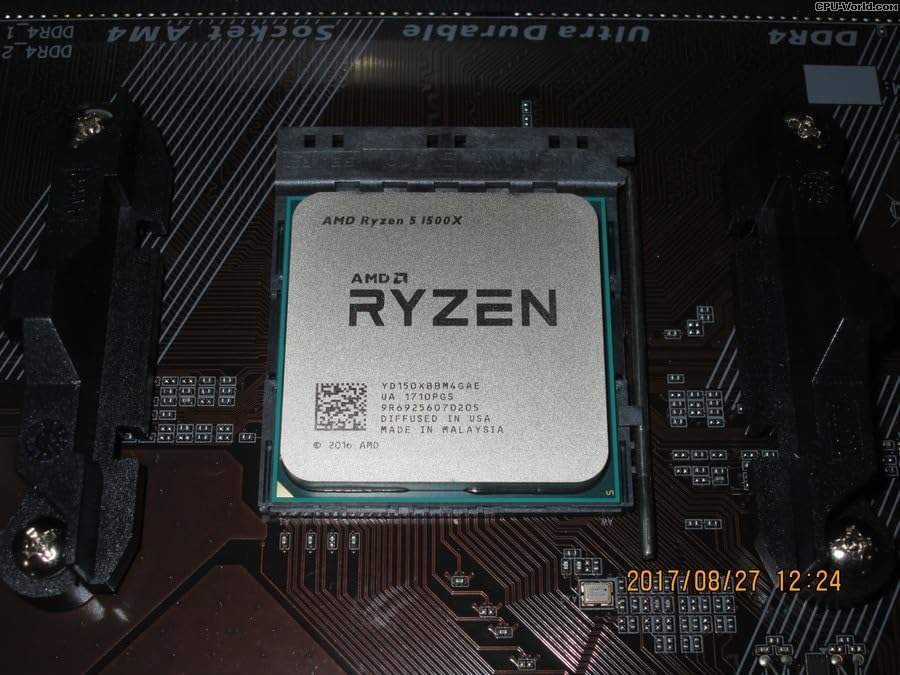 AMD Ryzen 5 1500X CPU Used 4-Core 8-Thread Desktop Processor 3.5 GHz 16M 65W Socket AM4