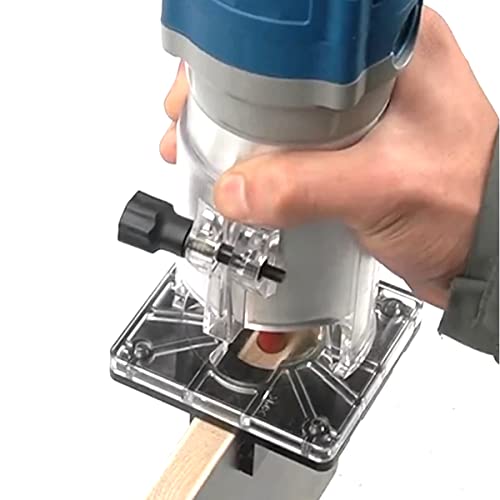 FUYGRCJ- Compact Router Bracket Wood Palm Router Tool Base Hand Trimmer Woodworking Jointer Cutting Palmming Base Electric Trimming Bracket for Slotting Trimming Carving 65mm Trimming Machine