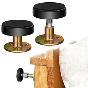 adjustable threaded bed frame anti-vibration tool for beds, headboard anti-vibration fixer, single person can complete the installation(1.1-2.5in).