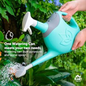 Watering Can for Indoor and Outdoor Plants Garden Flowers - Multipurpose Spray Bottle - Detachable Spray - Modern Resistant Plastic 1/2 Gallon