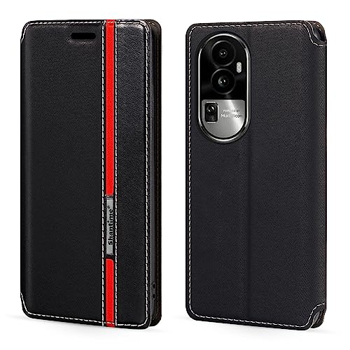 Shantime for Oppo Reno 10 Pro 5G China Case, Fashion Multicolor Magnetic Closure Leather Flip Case Cover with Card Holder for Oppo Reno 10 Pro 5G China (6.74”)