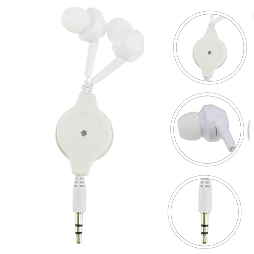 LIGHTAOTAO Over-Ear Headphones Noise Headphones Cancelling Noise Reducing Ear Plugs Wrap Around Earphones Earbuds Wired Noise Canceling Headphones Earplugs Soundproof Plug White Mp3