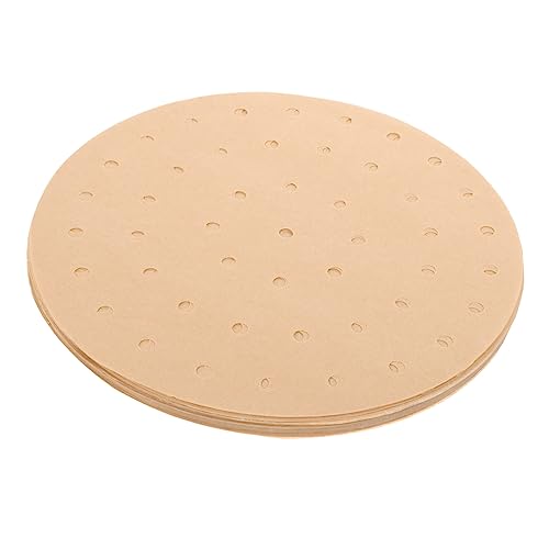 KJHBV 200 Sheets Disposable Baking Pans Disposable Underpads Para Air Fryer Air Fryer Parchment Paper Oven Baking Liner Perforated Fryer Sheet Air Fryer Sheets Liner Baking Tray