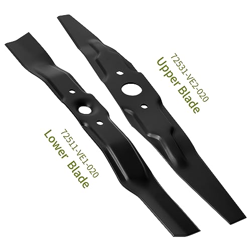 Replacement 72511-VE1-020 & 72531-VE2-020 21" Blade Kit Compatible with HRB215 HRB216 HRB217 HRM215 HRR216 HRS216 HRT216 Lawn Mower, 2 Pack