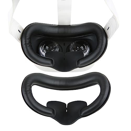 Face Cover Pad and Facial Interface Bracket for Oculus/Meta Quest 2 VR Accessories with Anti-Leakage Nose Pad