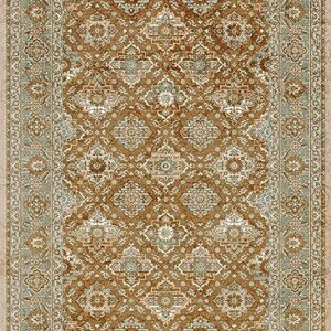 Boho Vintage Area Rug - 5x7 Large Persian Washable Living Room Rug Ultra-Thin Non-Slip Non-Shedding Print Floor Carpet for Bedroom Home