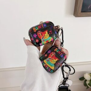 Manana s-era Bonito Soft TPU Airpod 1/2 Cases,K-arol G Manana S-era Bonito Lanyard Keychain,for Fashion for Women Girl Airpod 1/2