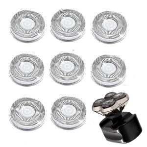 8 pcs shaver head replacement blade compatible with skull shaver pitbull electric razors replacement blades for mens shaver