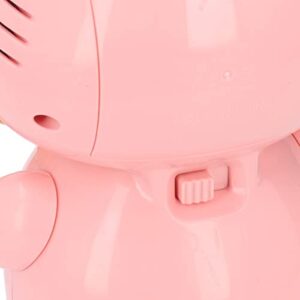 Alomejor Dancing Bunny Robot, Electric Sound Develop Skills Dancing Bunny Model Exquisite Kids Robot for Home Decoration (Pink)