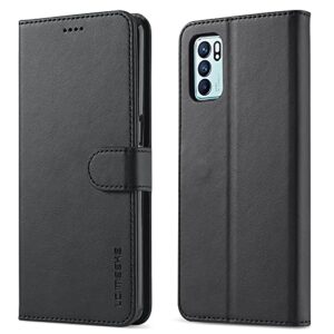 phone flip case, card slot, cash pocket compatible with oppo reno 6pro 5g pu leather wallet case,with card slot [stand feature] magnetic closure protective tpu shockproof flip cover case mobile flip c