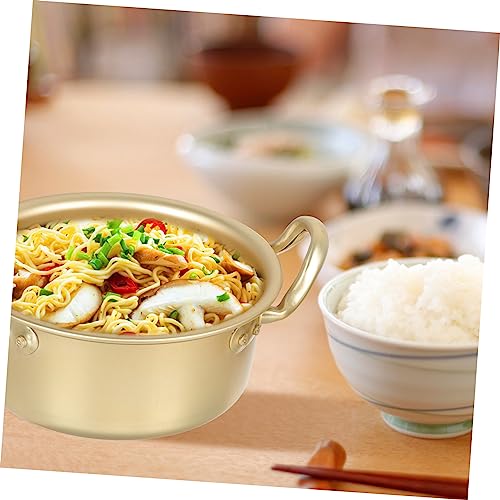 Cabilock 1 Set Korean Ramen Pot Mini Microwave Outdoor Cooking Stove Wine Set Kitchen Supplies Butter Melting Pot Non Stick Stock Pot Portable Cooking Pot Non Stick Pot Instant Noodle Pot