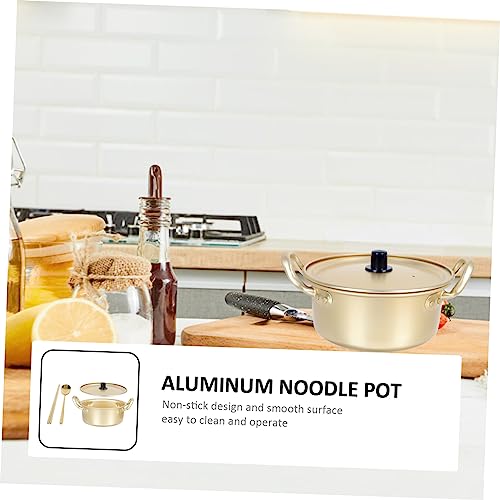 Cabilock 1 Set Korean Ramen Pot Mini Microwave Outdoor Cooking Stove Wine Set Kitchen Supplies Butter Melting Pot Non Stick Stock Pot Portable Cooking Pot Non Stick Pot Instant Noodle Pot