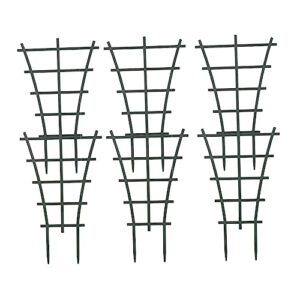 funomocya 12pcs garden climbing frame plant pots outdoor plastic display stands plastic flower pots green plants greenery stems rose trellis plant climbing rack plant stake support indoor