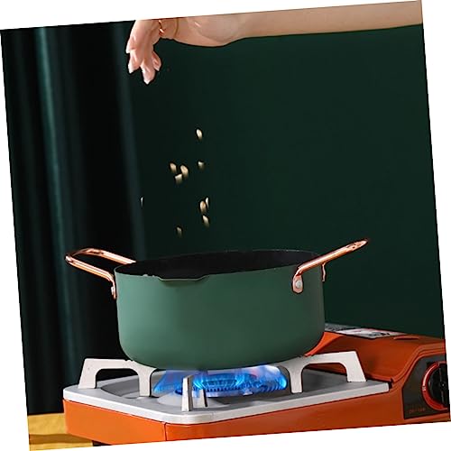 Angoily 1 Set Non Stick Food Supplement Pan Korean Pots for Cooking Food Pans with Lids Cooking Noodles Pot Shabu Shabu Pot Steel Stock Pot Non-stick Stockpot Food Cooking Pot