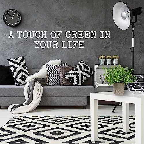 Set of 3 Artificial Plants for Home and Office Decor, Perfect for Kitchen, Living Room, and Bedroom Accents, Low Maintenance Greenery, Vibrant & Realistic Faux Houseplants, Lush and Lifelike Décor.