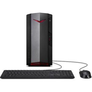 Acer Nitro 50 Gaming Desktop Computer 12th Gen Intel 6-Core i5-12400F Processor (>i7-10700F) 64GB DDR4 2TB + 512GB SSD Nvidia GeForce GTX 1650 4GB Graphic USB-C DVI Win11 Black + HDMI Cable