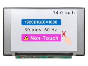 14.0" screen replacement for lenovo thinkpad p14s (2nd gen) model 20vy lcd display panel 30 pins 60 hz (fhd 1920 * 1080 non-touch)