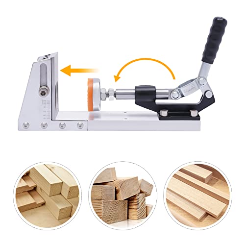 LYNICESHOP Pocket Hole Jig Kit, Pocket Hole Jig Drill Guide Master Kit Woodworking Joinery System Screw Set Portable Wood Pocket Hole Screw Clamp System Wood Guides Joint Angle Tool