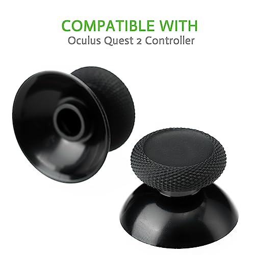 Original Replacement Thumbsticks for Meta Quest 2 Controller, Analog Joysticks Thumbstick Mushroom Caps Repair Kit for Meta Oculus Quest 2 VR Headset (2 Pcs)