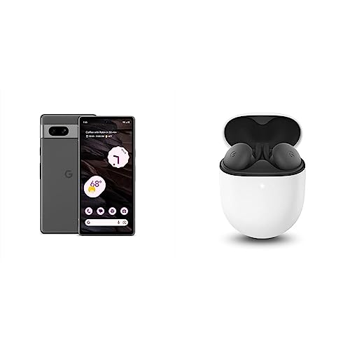 Google Pixel 7a - 128GB - Charcoal Pixel Buds A-Series - Charcoal