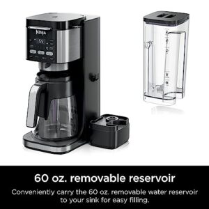 Ninja CFP101 DualBrew Hot & Iced Coffee Maker, Single-Serve, compatible with K-Cups & 12-Cup Drip Coffee Maker, Black