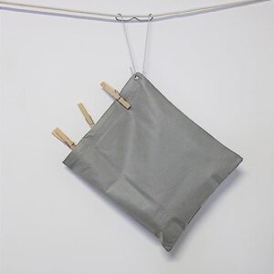 Hanging Laundry Clothespin Bag Indoor Outdoor Holds Up to 200 Standard Size Clothespins