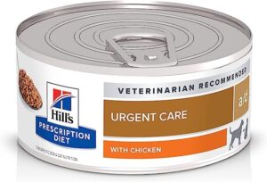 hill's a/d urgent care with chicken wet dog & cat food 5.5 oz, pack of 12