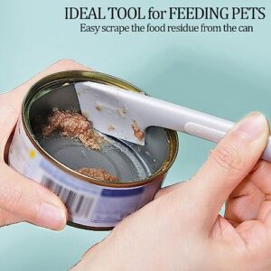 Ainvhh 8 PACK Can Lids, Pet Food Can Cover and Food Mixing Spoons Food Canned Scoop, Fits Most Standard Size Dog and Cat Can Tops for Pet Cat Dog Feeding Can and Wet Food Storage