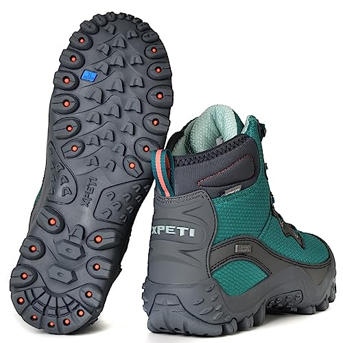 XPETI Women's Waterproof Outdoor Hiking Boot Breathable Trekking Camping Trail Boots