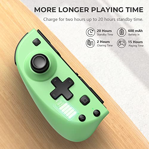 ECHTPower wireless pro controller for Nintendo Switch Controller, L/Right Switch Controller Support Macro/Adjustable Turbo/Dual Vibration/Wake-up