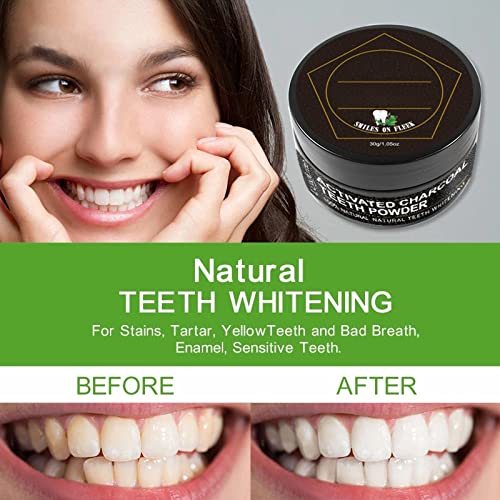 Tooth Care Tooth Powder Brightening Teeth Activated to Tooth Stains Yellow Tooth Washing Powder Natural Activated Tooth Powder