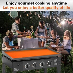 ATBKJ Grill Mat,Customizable for Blackstone 36", 30",28" Models, Non Stick/Reusable Heavy Duty Food Grade Silicone Grill Mat Protect Your Griddle from Insects, Debris and Rust