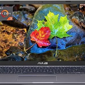 ASUS 2023 Newest Vivobook Laptop, 14 Inch Display, AMD Ryzen 3 3250 Processor, 8GB RAM, 128GB SSD, Intel HD Graphics 5000, WiFi, Bluetooth, Windows 11 Home in S Mode, Slate Grey